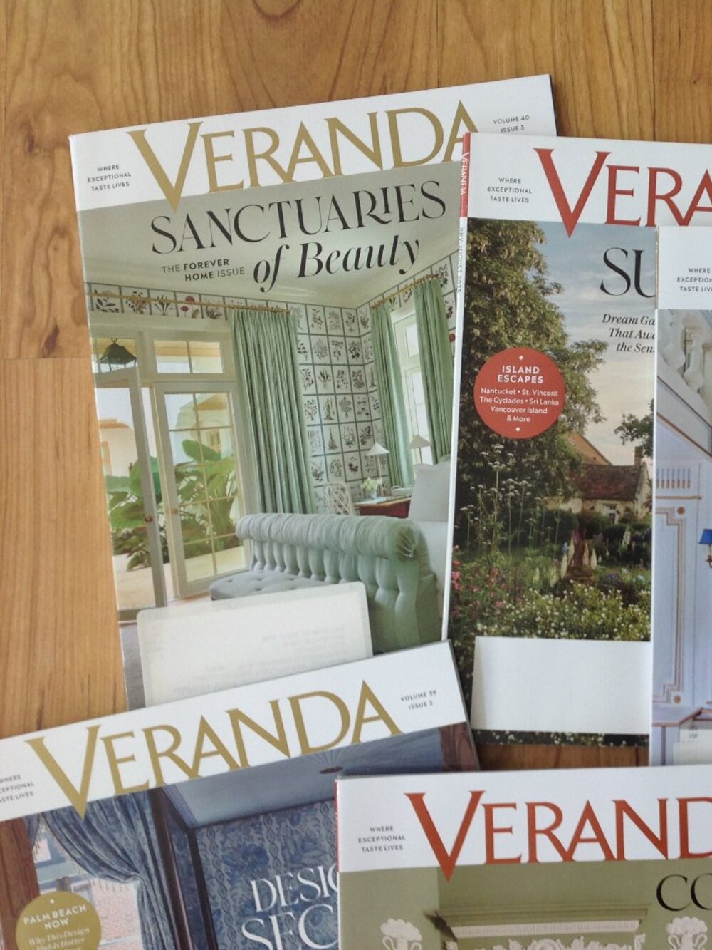 Set of 6 Veranda Lifestyle Magazines